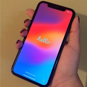 iPhone 11 case, black, 64gb